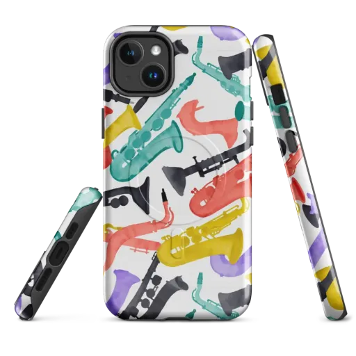 Watercolor Swing on a MagSafe Tough Case for iPhone®