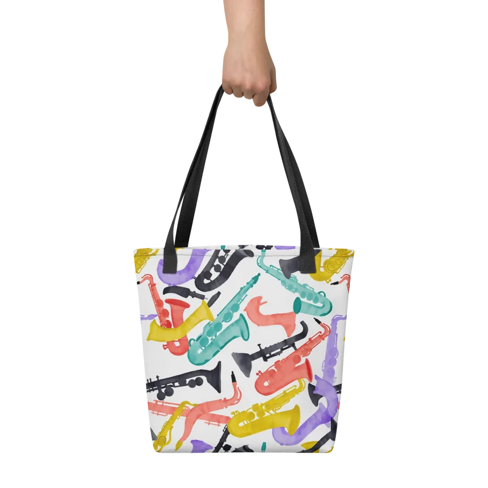 Watercolor Swing on Tote Bag — Front