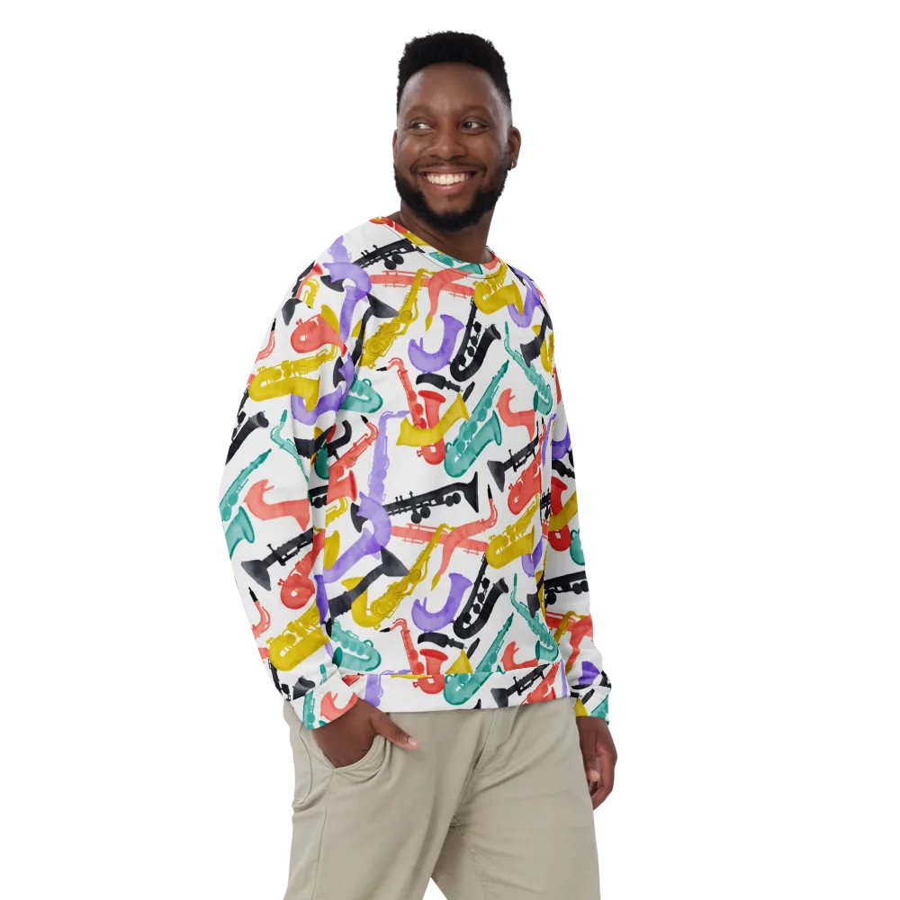 Watercolor Swing on Sweatshirt — Front