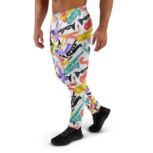 Watercolor Swing on a Men's Joggers