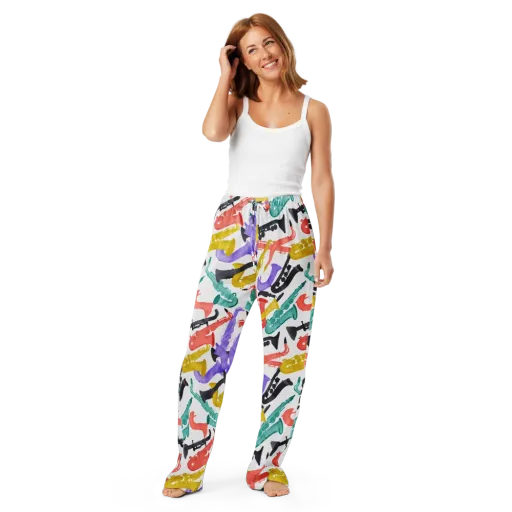 Watercolor Swing on a Women's Pajama Pants