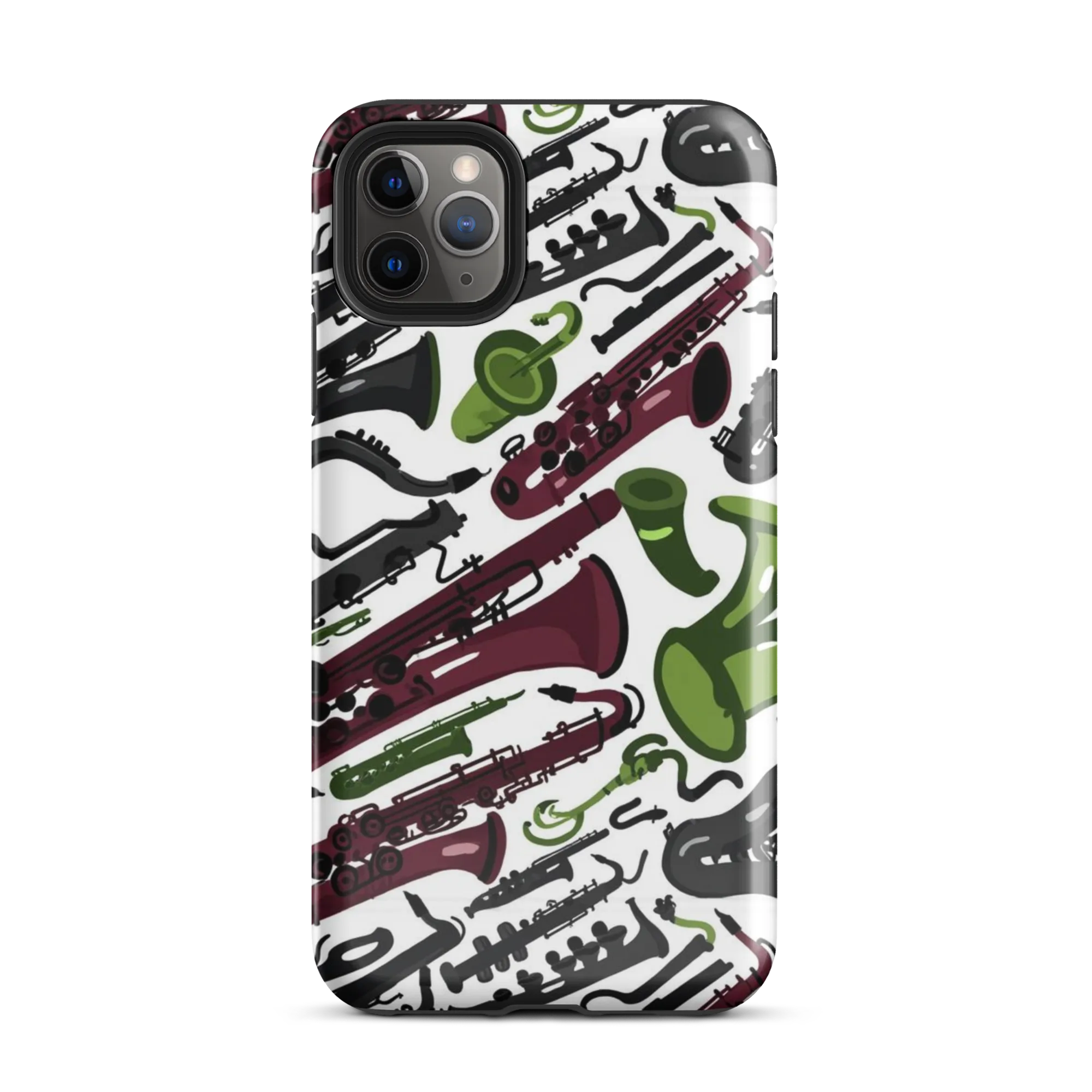 Brass And Burgundy on Tough Case for iPhone® — Front