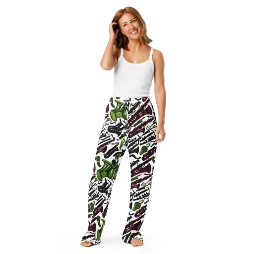 Brass And Burgundy on a Women's Pajama Pants