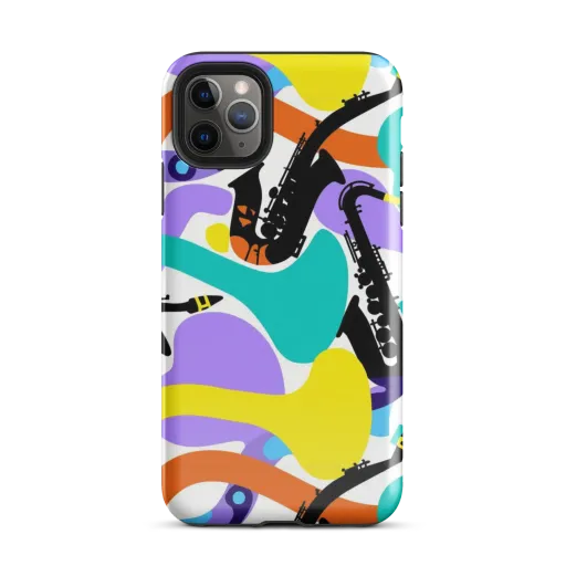 Neon Brass Parade on a Tough Case for iPhone®