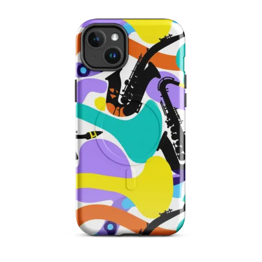 Neon Brass Parade on a MagSafe Tough Case for iPhone®