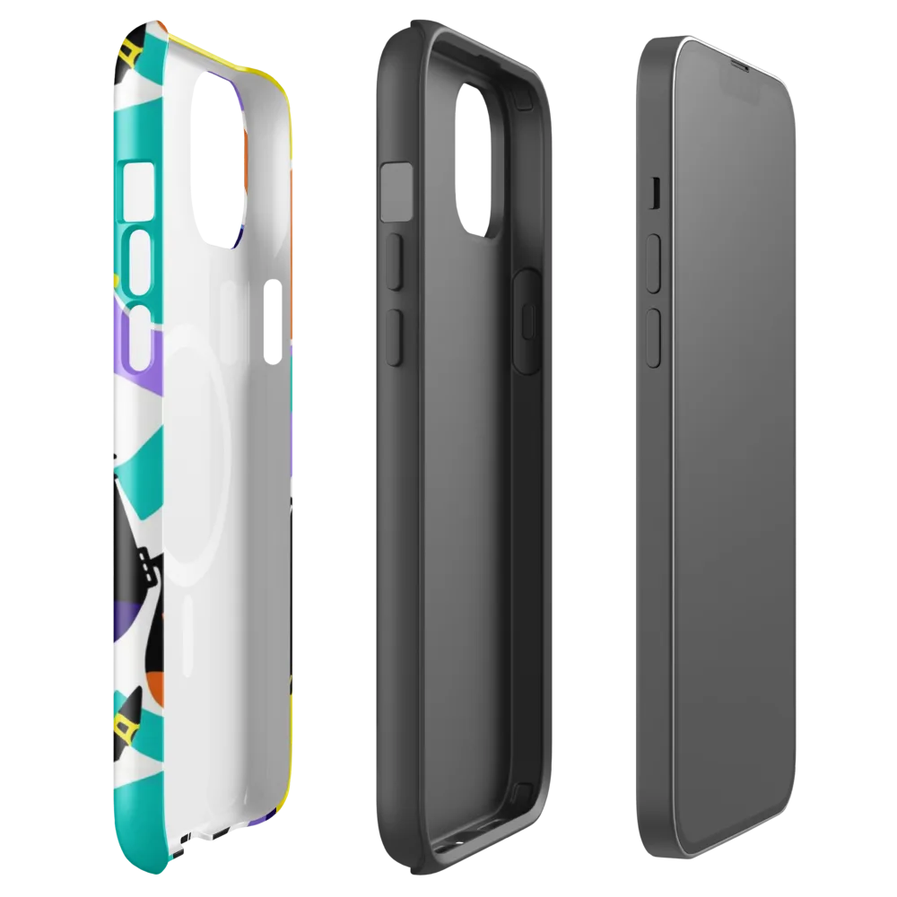 Neon Brass Parade on MagSafe Tough Case for iPhone® — Front