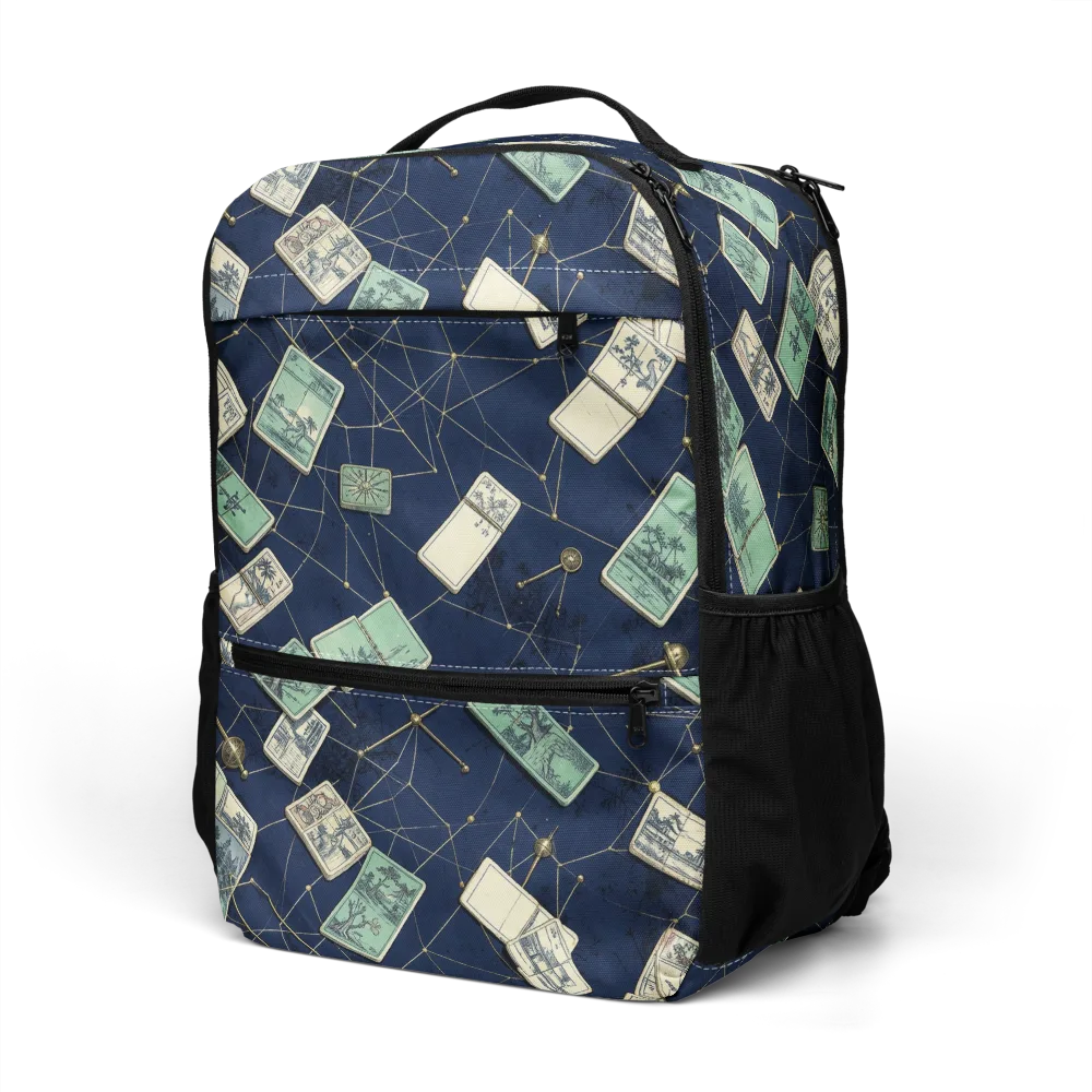 Constellation Cartography on Utility Backpack — Left Front