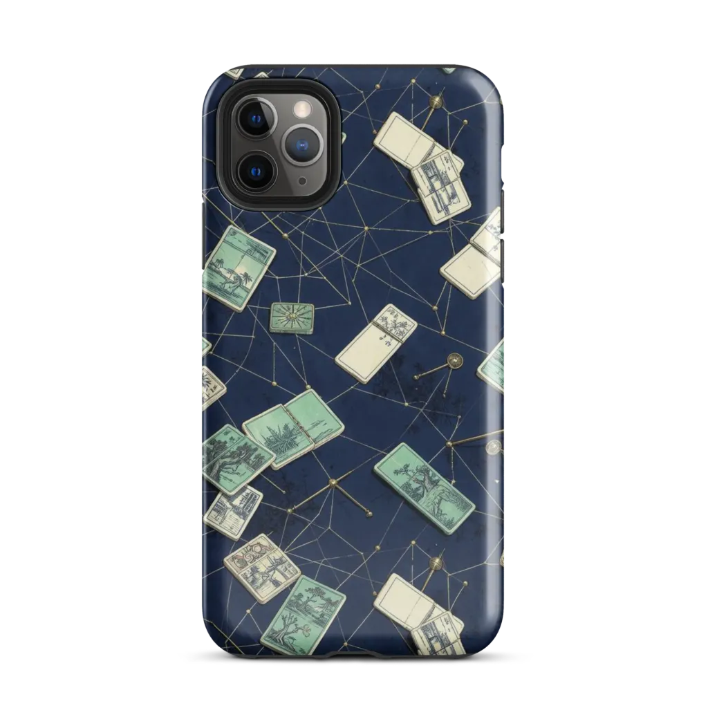 Constellation Cartography on Tough Case for iPhone® — Front