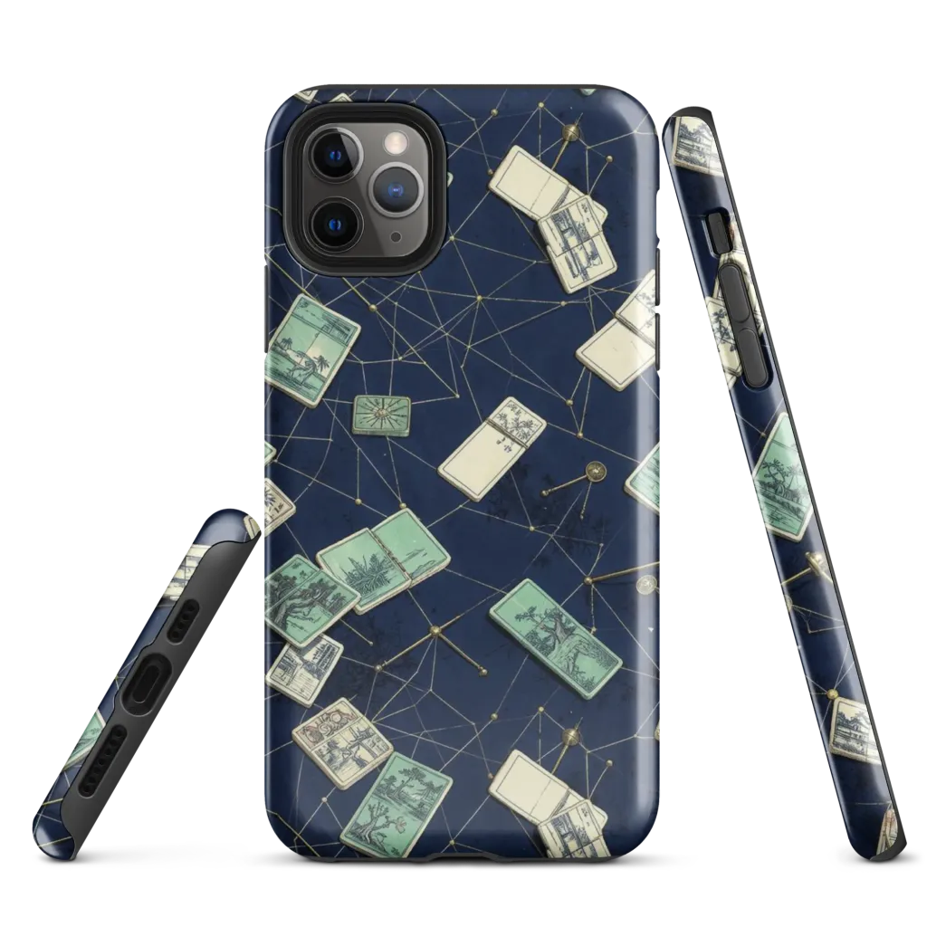 Constellation Cartography on Tough Case for iPhone® — Front