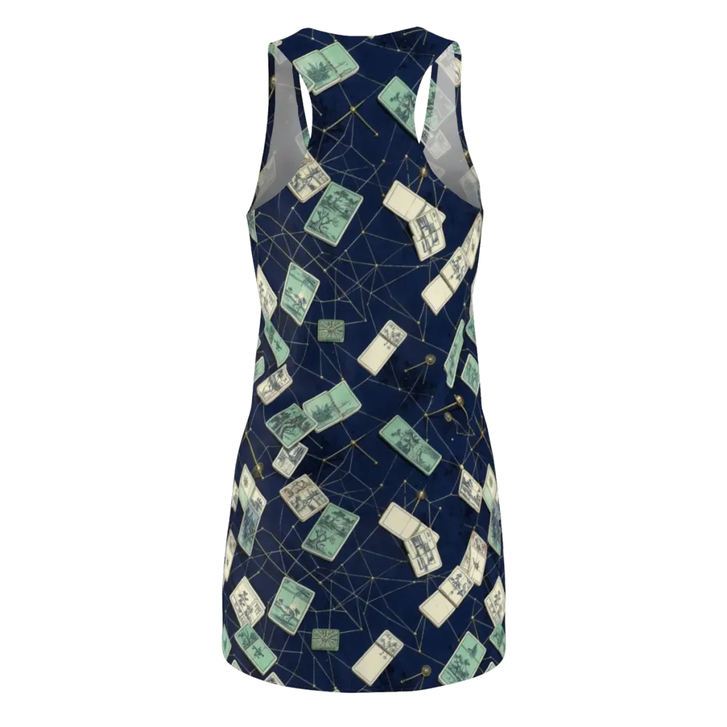 Constellation Cartography on Racerback Dress — Back