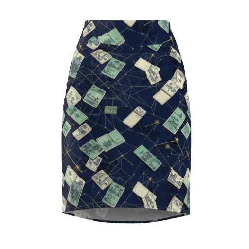 Constellation Cartography on a Pencil Skirt