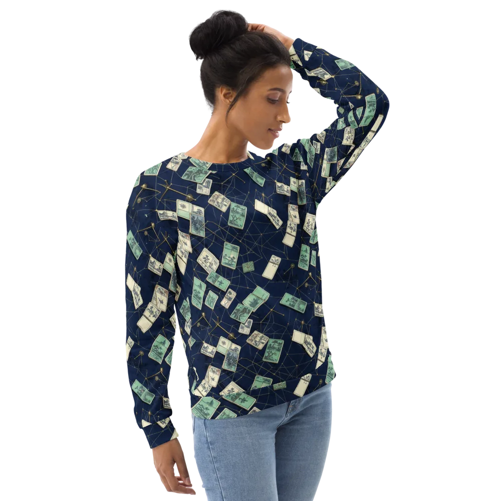 Constellation Cartography on Sweatshirt — Right Front