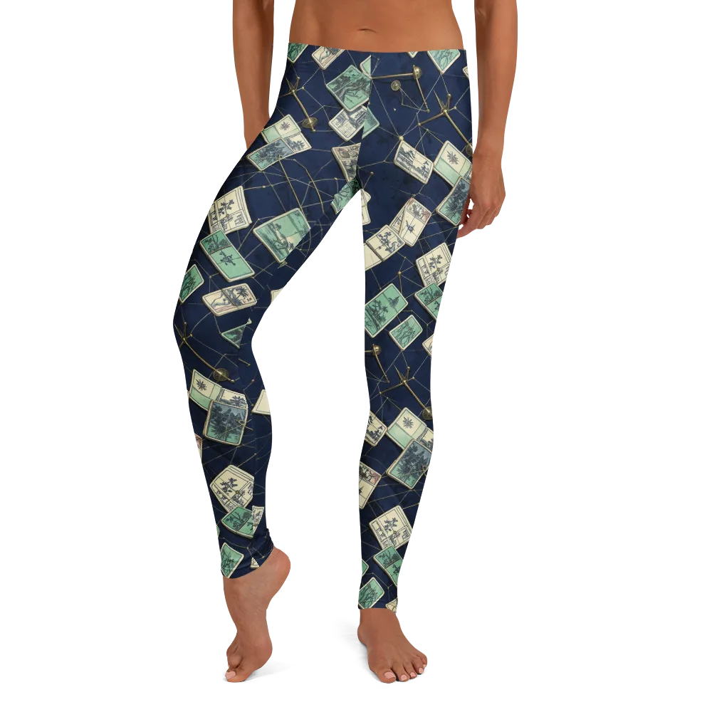 Constellation Cartography on Leggings — Front