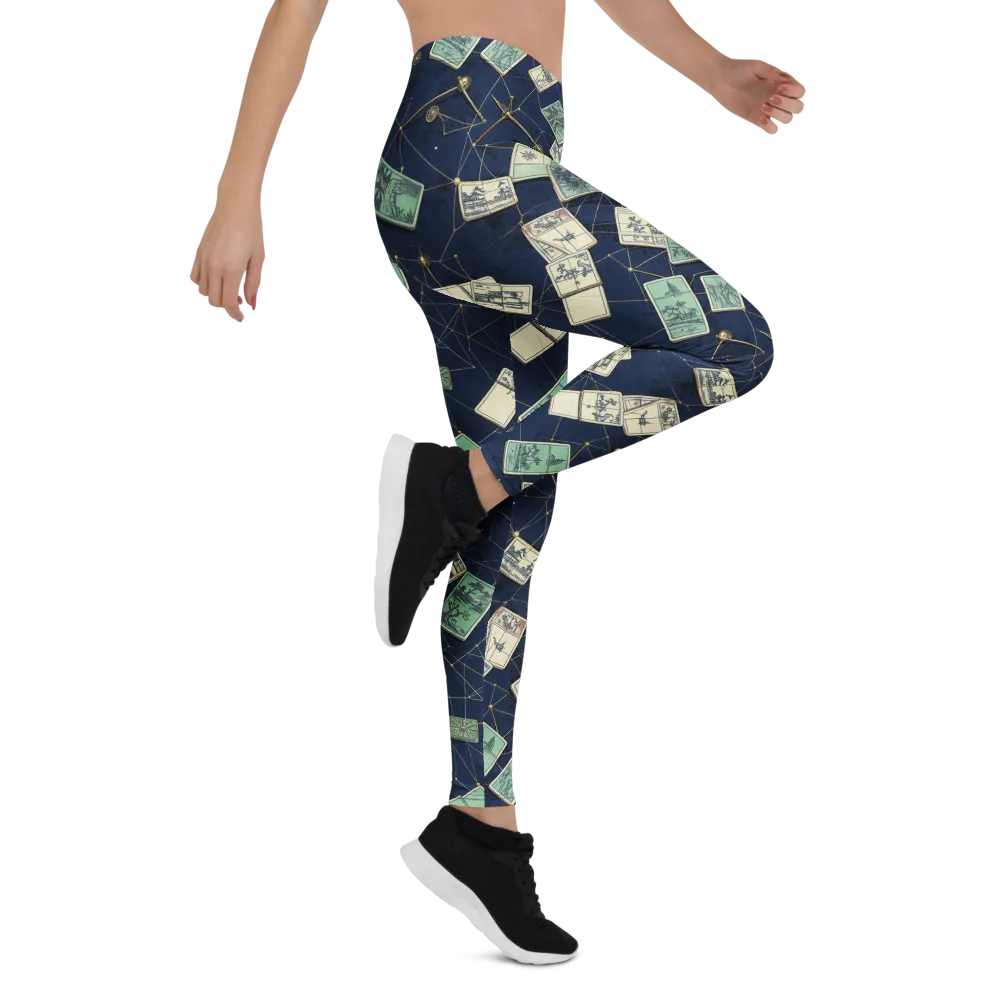 Constellation Cartography on Leggings — Right