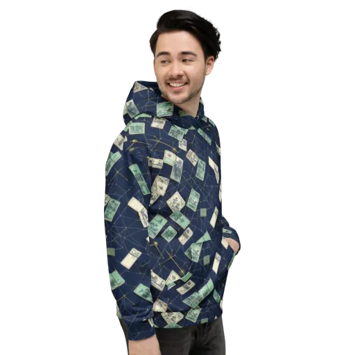 Constellation Cartography on a Hoodie