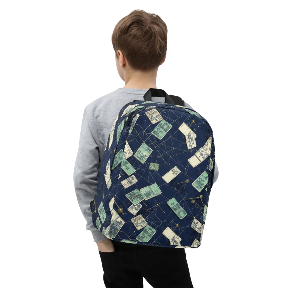 Constellation Cartography on Minimalist Backpack — Zoomed-in