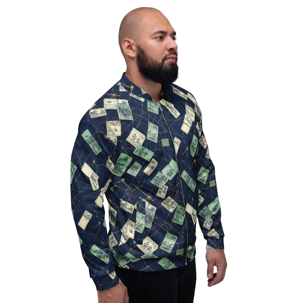 Constellation Cartography on Bomber Jacket — Right