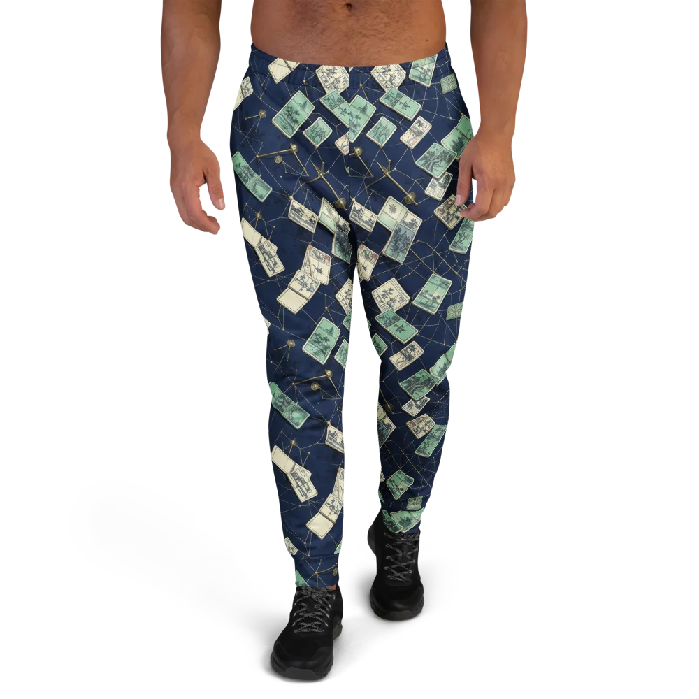 Constellation Cartography on Men's Joggers — Front
