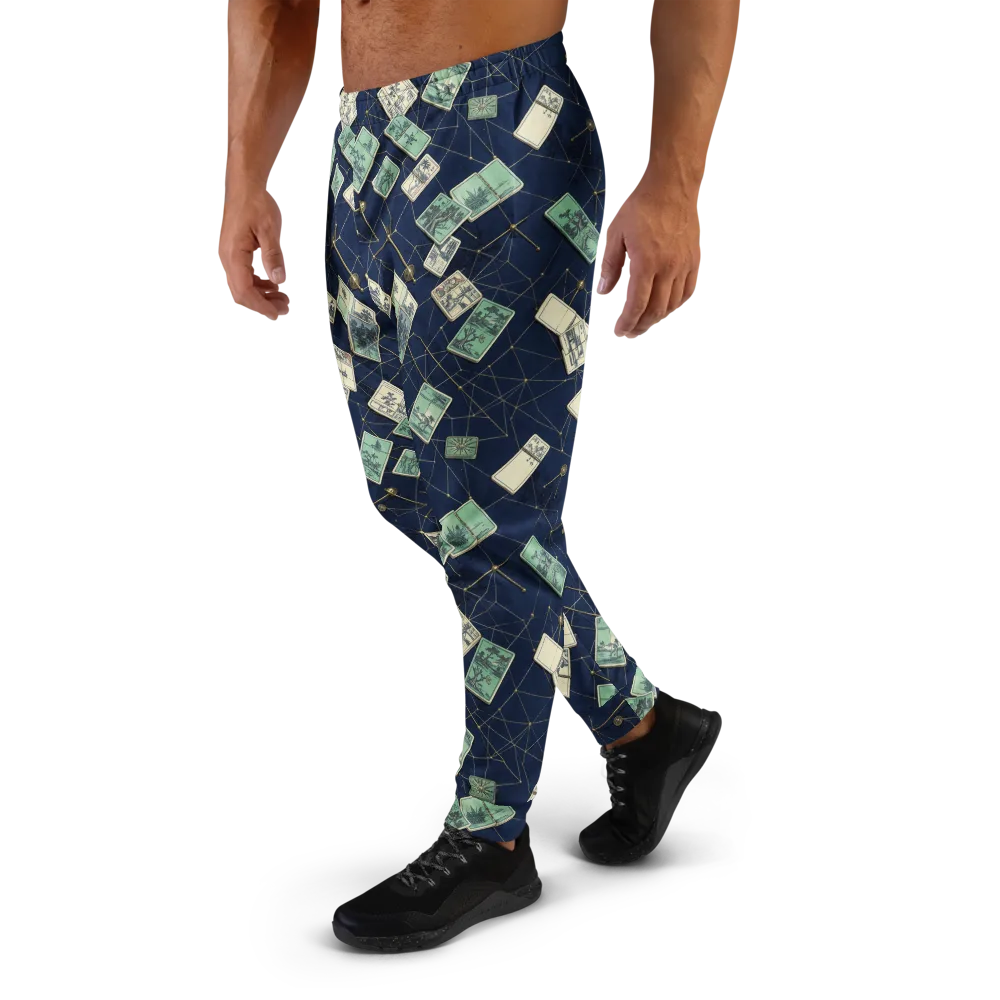 Constellation Cartography on Men's Joggers — Left