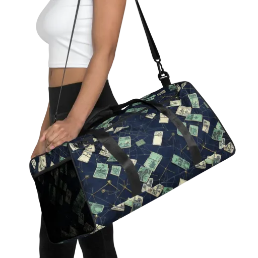 Constellation Cartography on a Duffle Bag