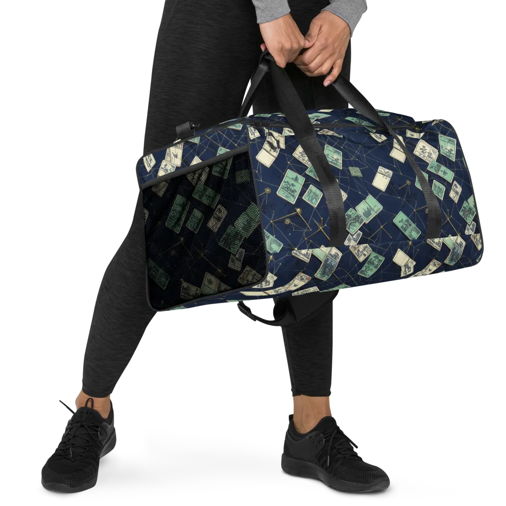 Constellation Cartography on Duffle Bag — Right Front