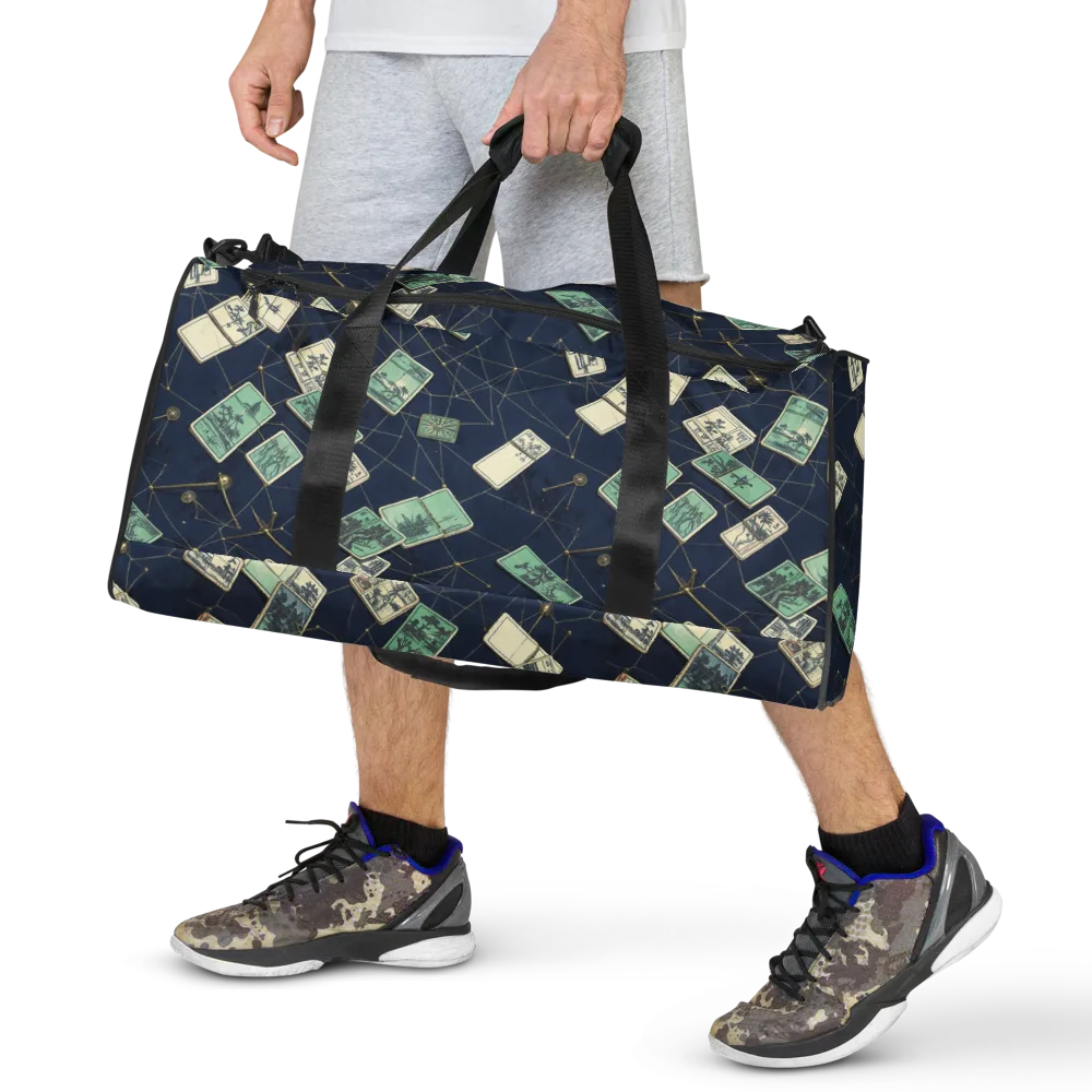 Constellation Cartography on Duffle Bag — Front