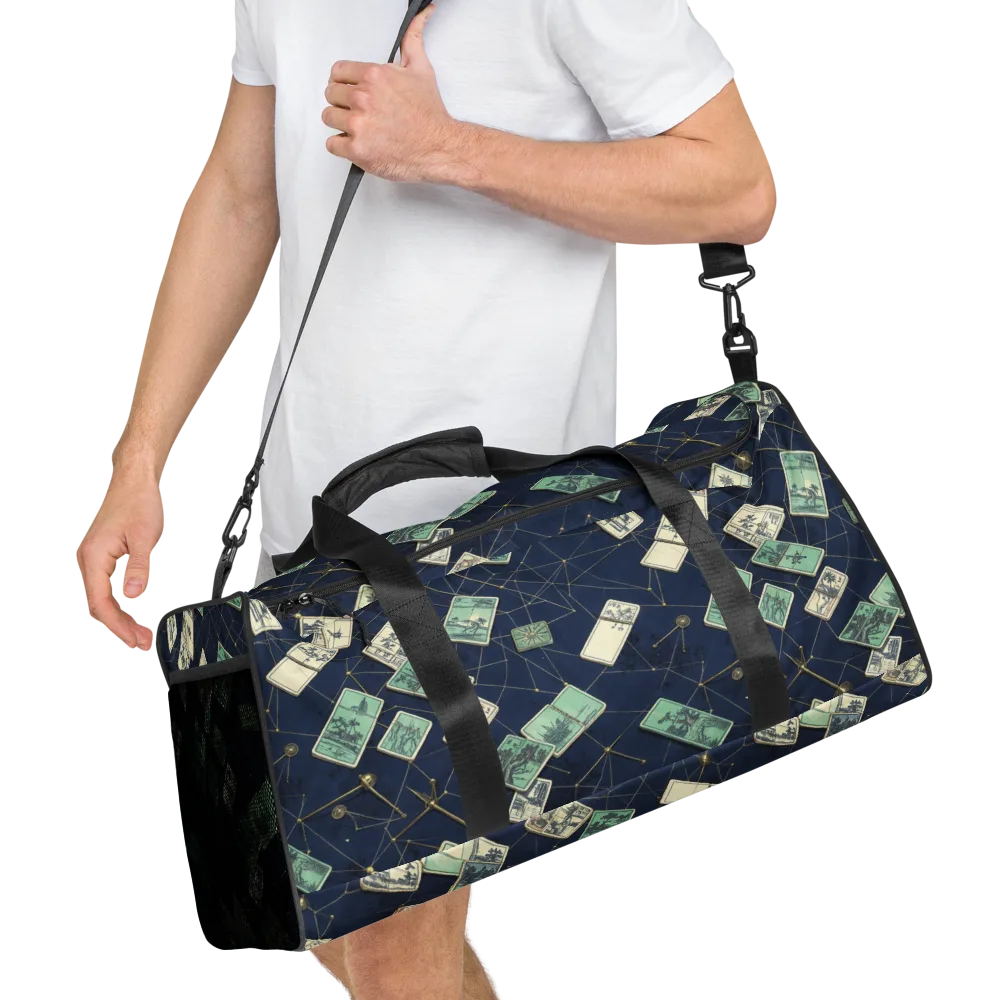 Constellation Cartography on Duffle Bag — Right Front