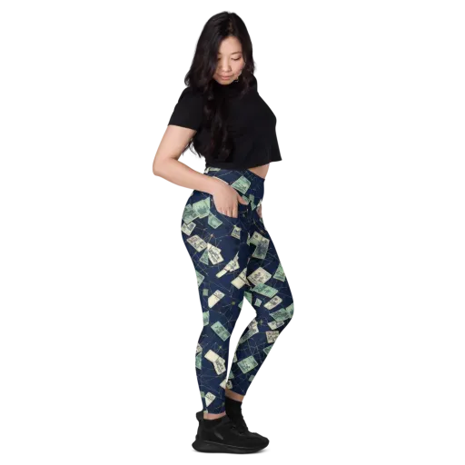Constellation Cartography on a Leggings with Pockets