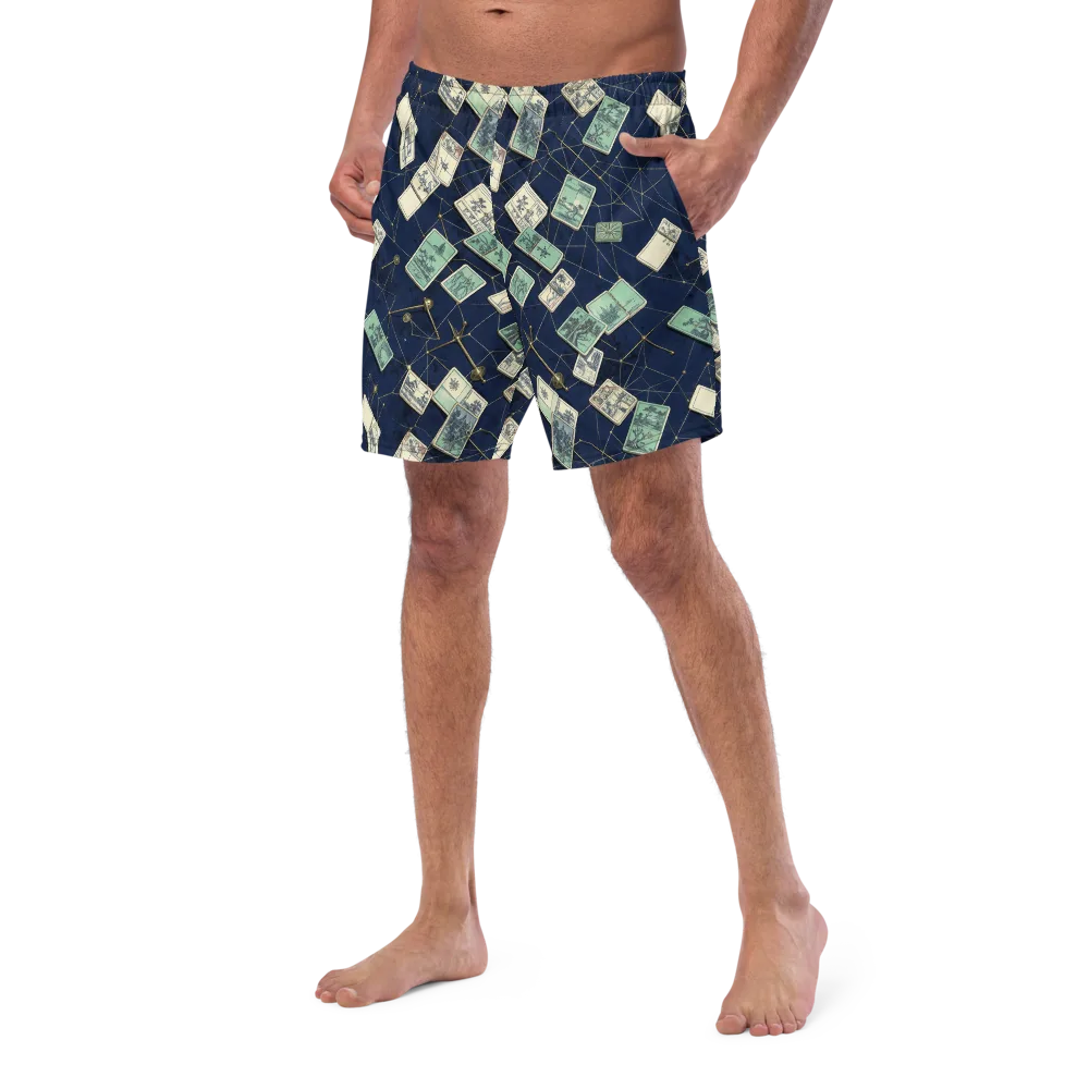 Constellation Cartography on Swim Trunks — Left Front