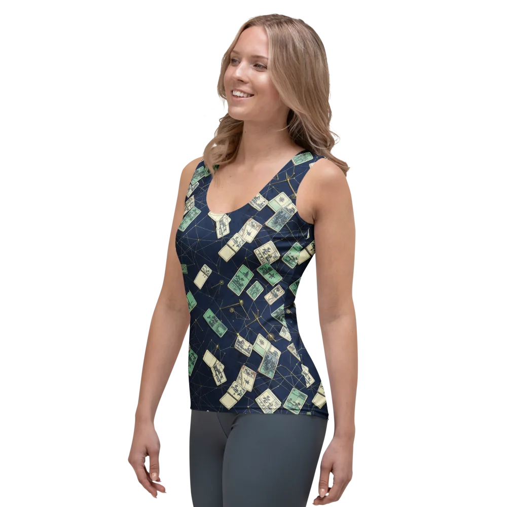 Constellation Cartography on Women's Tank Top — Left Front