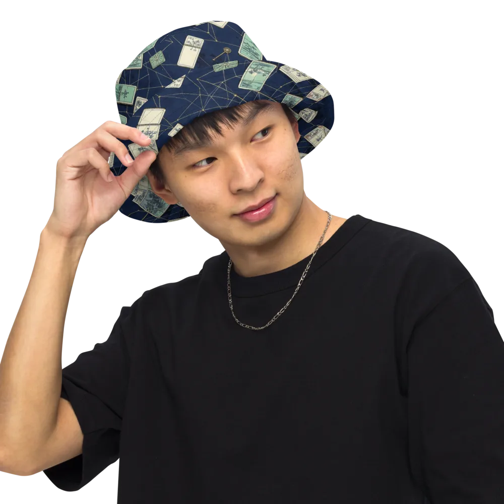 Constellation Cartography on Reversible Bucket Hat — Front Inside
