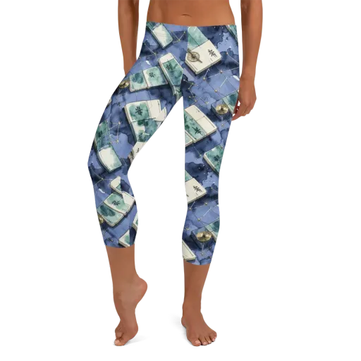 Indigo Almanac on a Capri Leggings