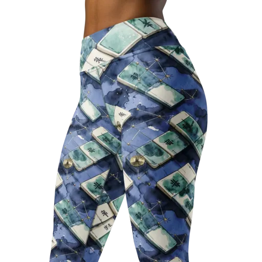 Indigo Almanac on a Yoga Leggings