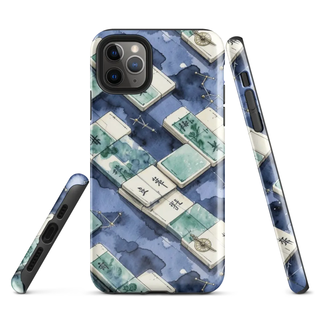 Indigo Almanac on Tough Case for iPhone® — Front