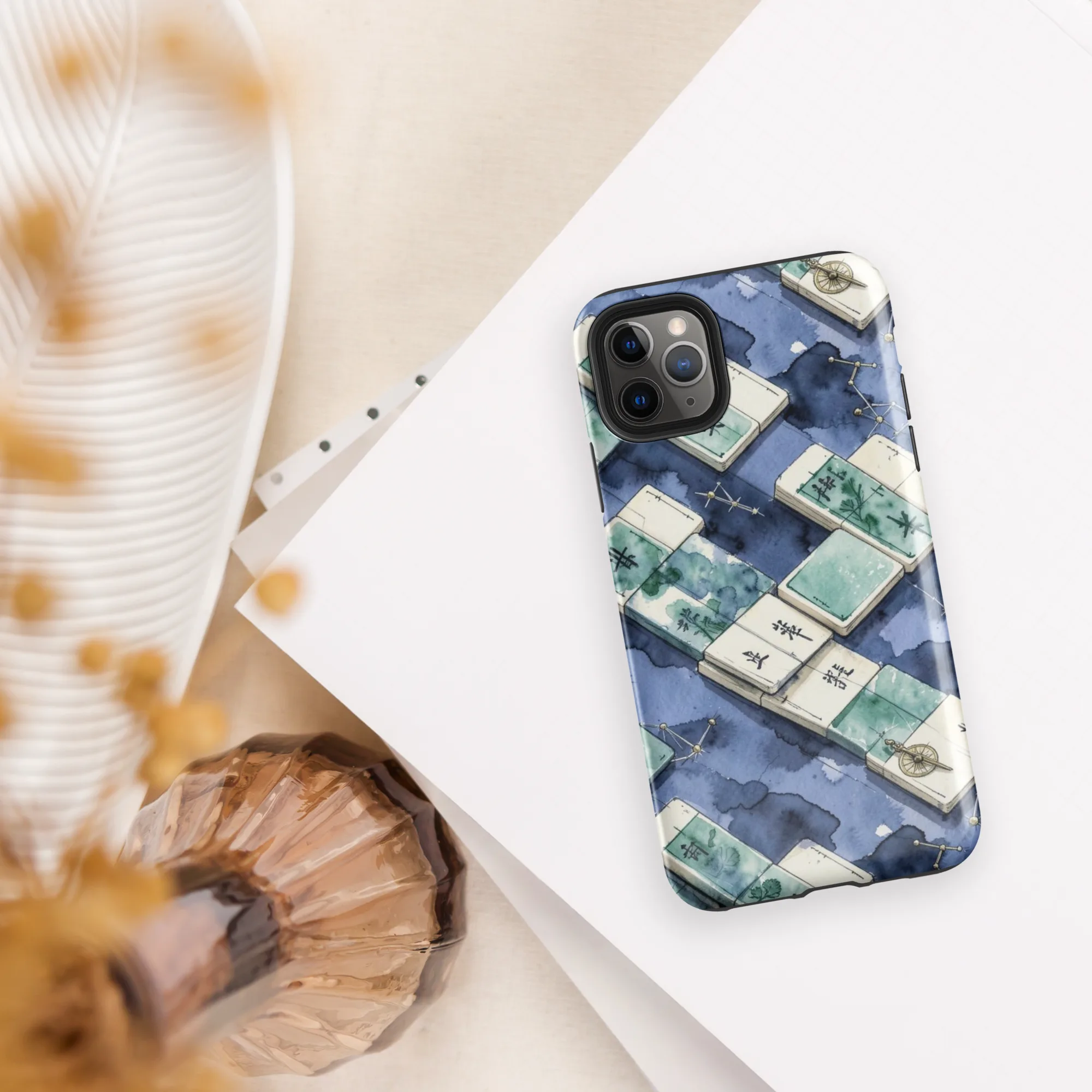 Indigo Almanac on Tough Case for iPhone® — Front