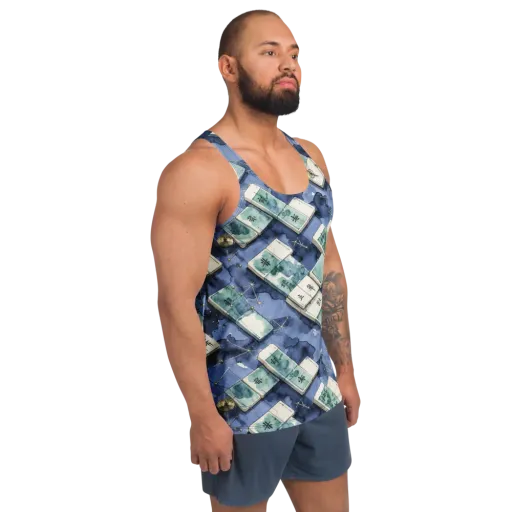 Indigo Almanac on a Men's Tank Top