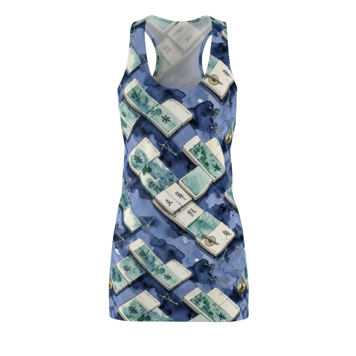 Indigo Almanac on Racerback Dress — Front