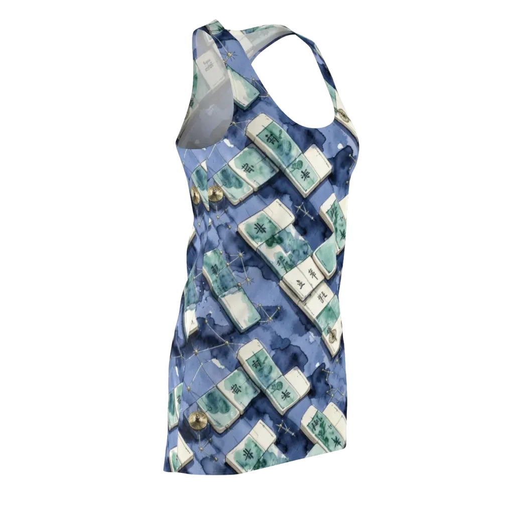 Indigo Almanac on Racerback Dress — Front Side