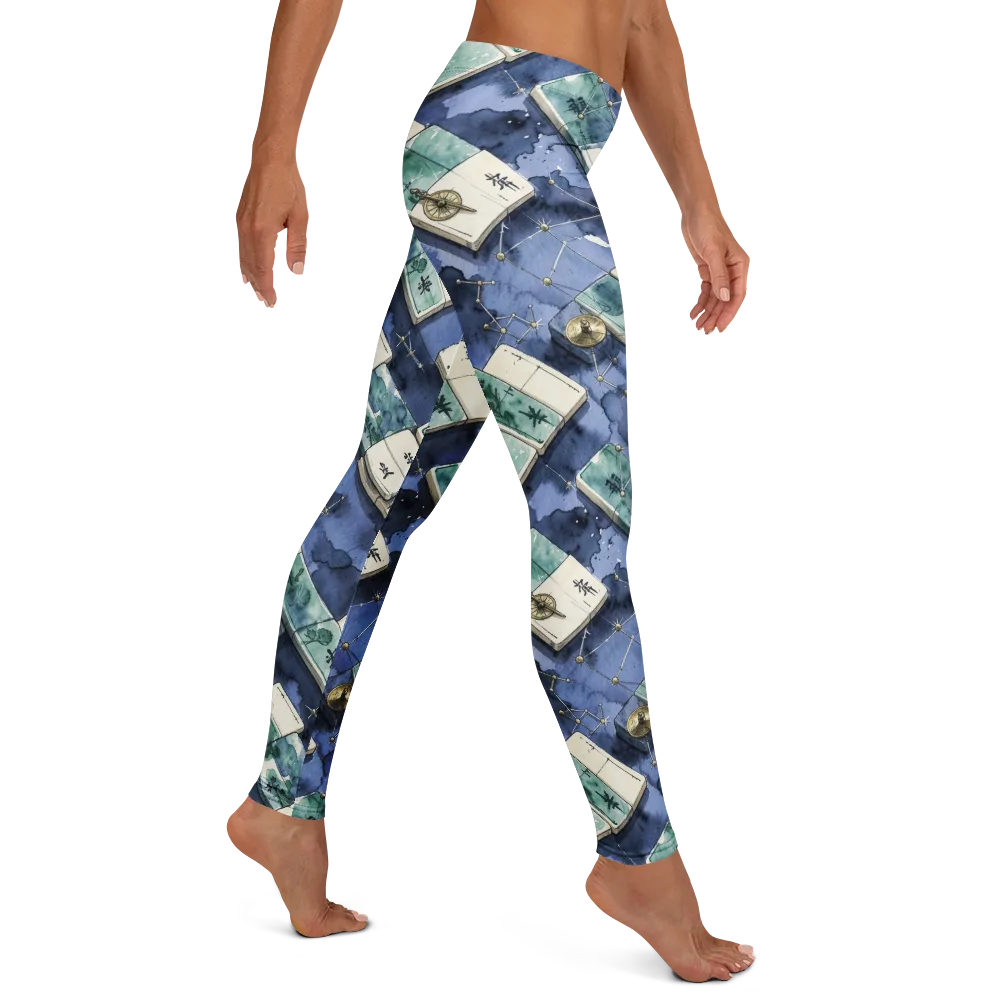 Indigo Almanac on Leggings — Right