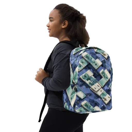 Indigo Almanac on a Minimalist Backpack