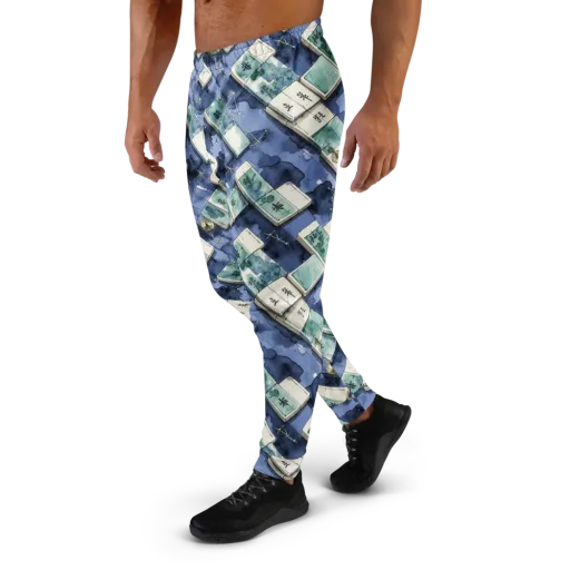 Indigo Almanac on a Men's Joggers