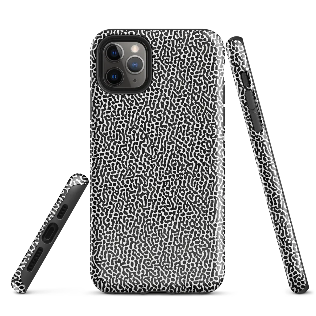 Noir Cellscape on Tough Case for iPhone® — Front