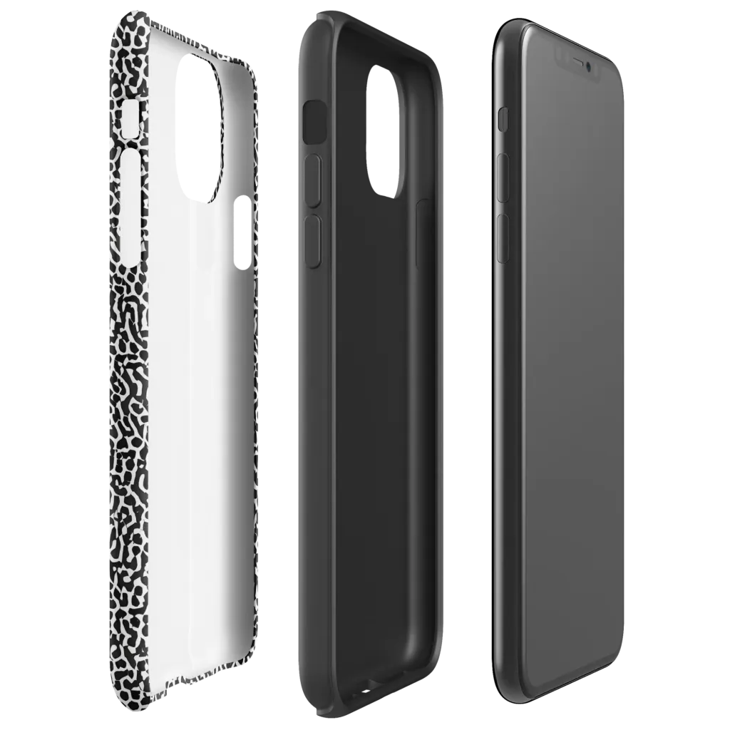 Noir Cellscape on Tough Case for iPhone® — Right