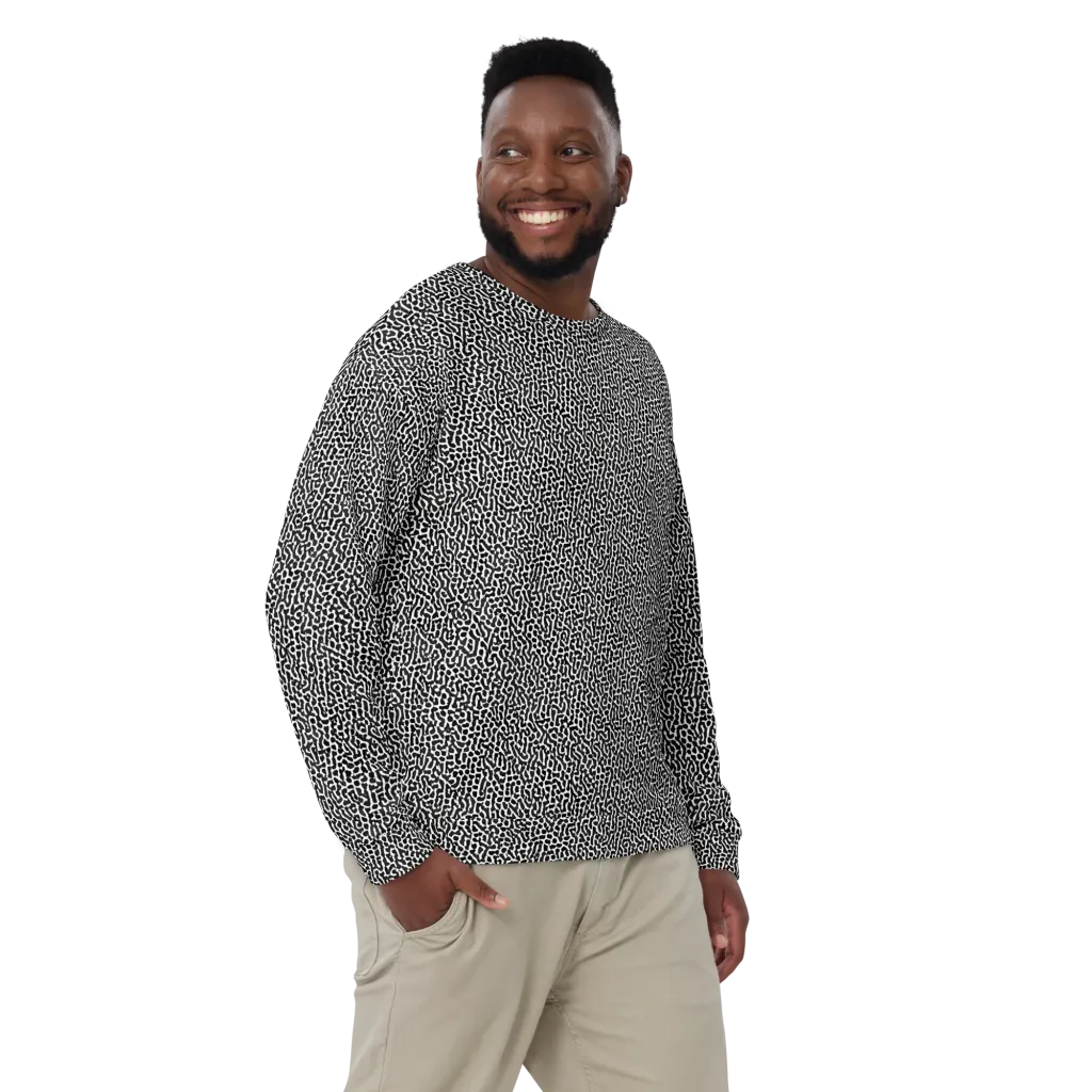 Noir Cellscape on Sweatshirt — Front
