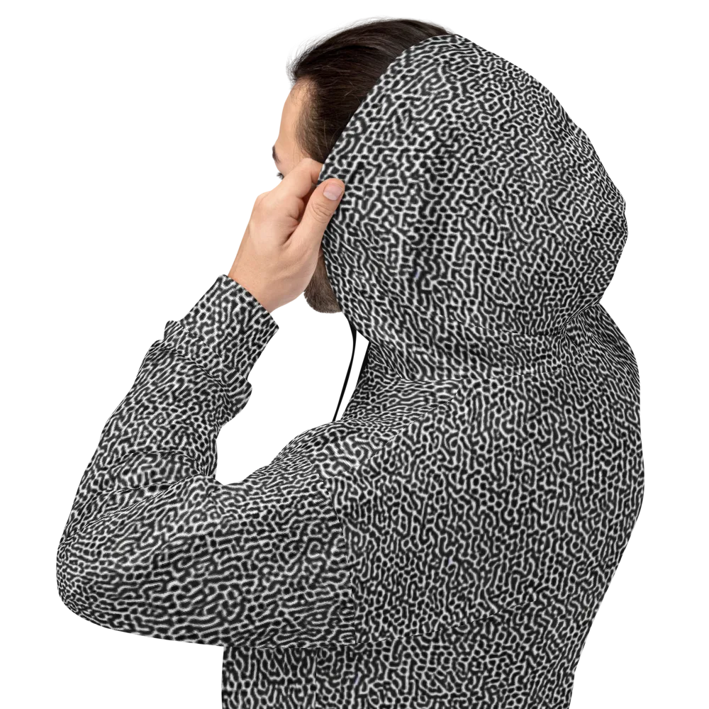 Noir Cellscape on Hoodie — Back
