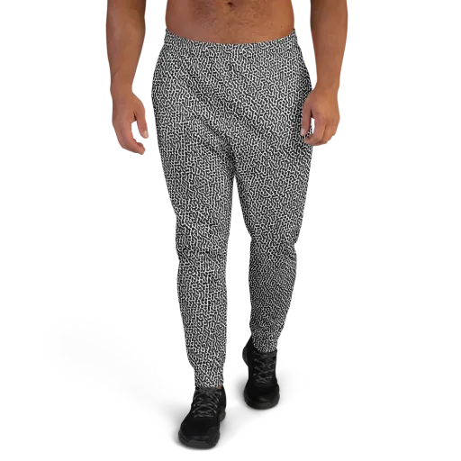 Noir Cellscape on a Men's Joggers