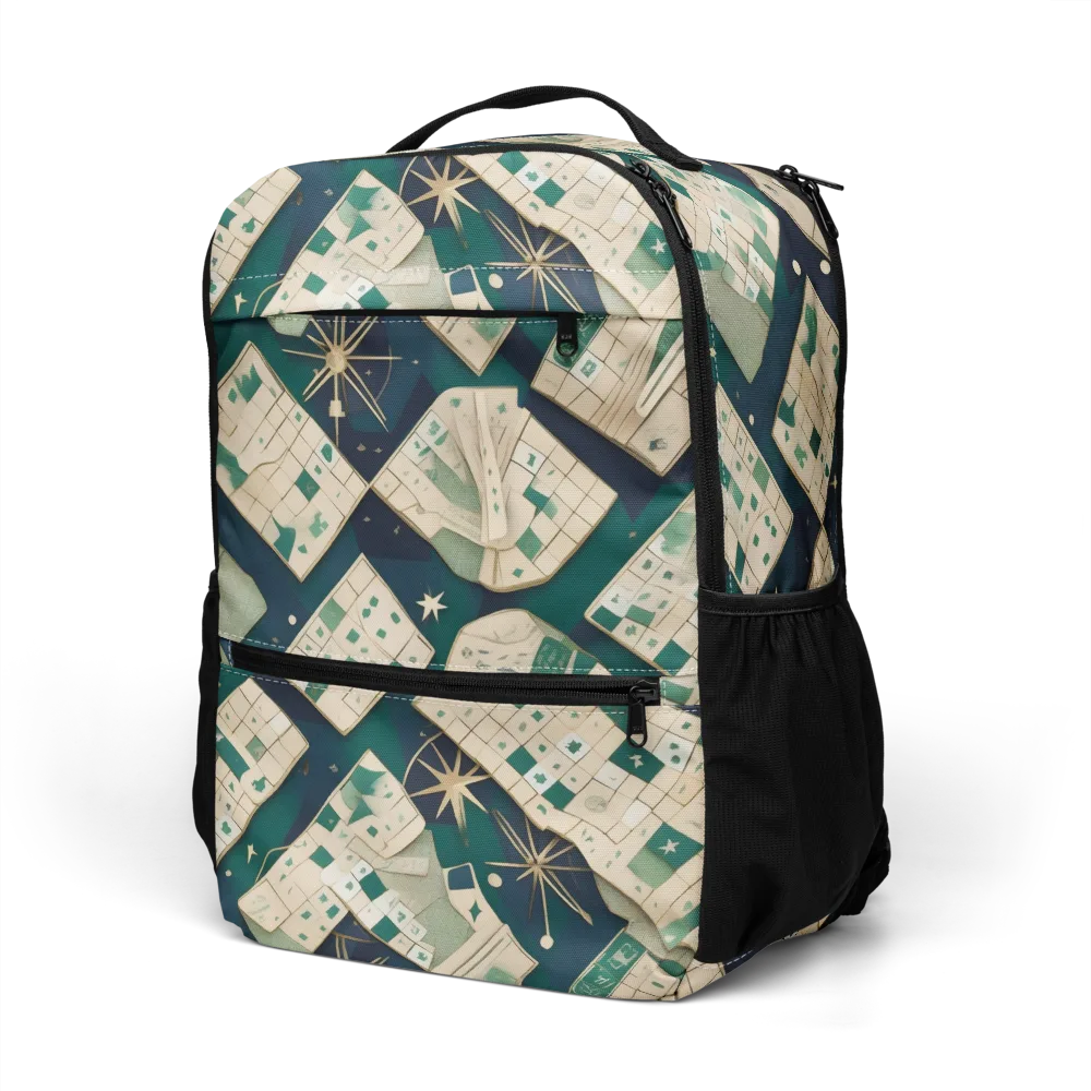 Celestial Cartography on Utility Backpack — Left Front
