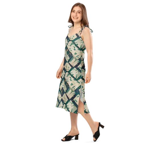 Celestial Cartography on a Slip Dress