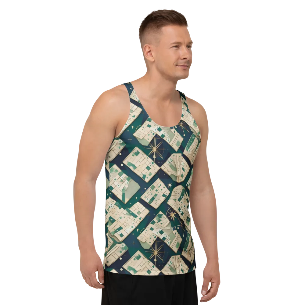 Celestial Cartography on Men's Tank Top — Right Front