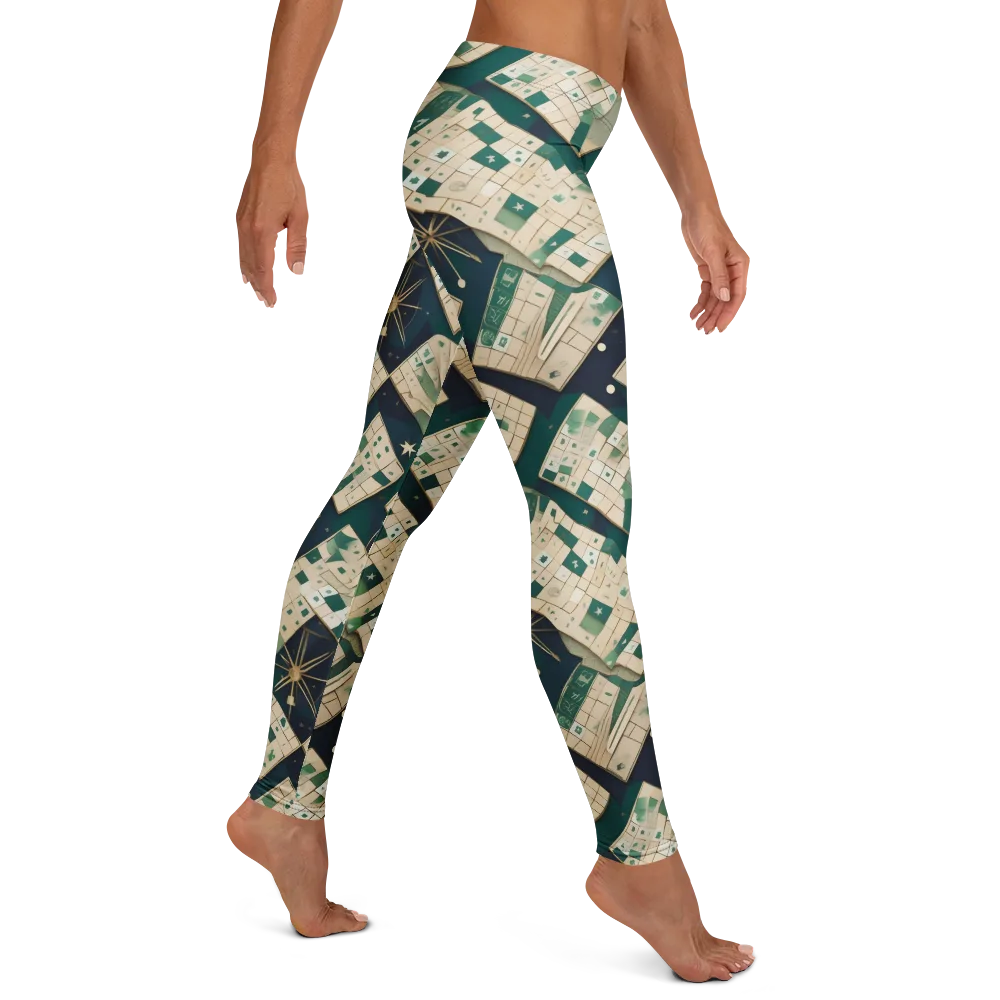 Celestial Cartography on Leggings — Right